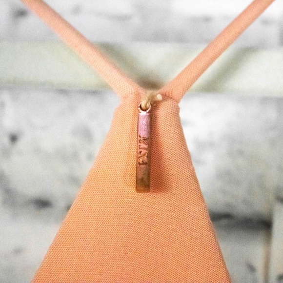 Misa Los Angeles Peach Jersey Knit Sleeveless Knee Length Cocktail Dress Small - Picture 8 of 12